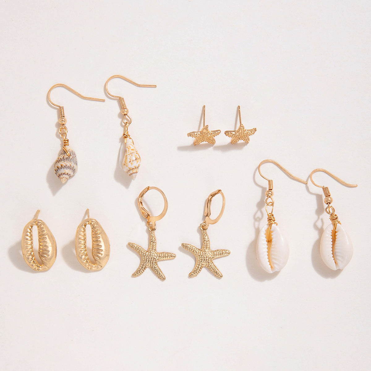 Wholesale 5pcs/pack Bohemian beach style earring set